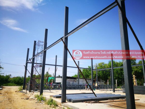 ผลงานโกดังสำเร็จรูป hw hc 23.8x29.8x7.6 m.