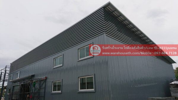 ผลงานโกดังสำเร็จรูป hw hc 23.8x29.8x7.6 m.