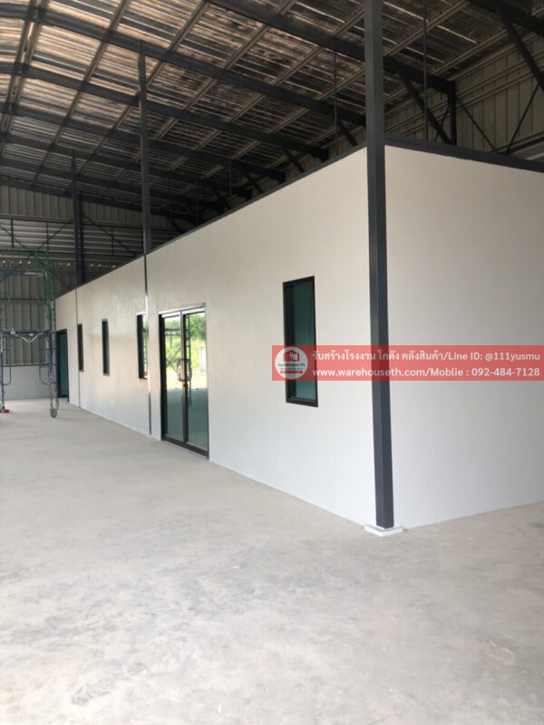 ผลงานโกดังสำเร็จรูป hw c ขนาด 13x20x6 เมตร