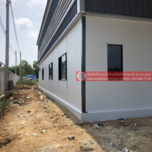 ผลงานโกดังสำเร็จรูป hw c ขนาด 13x20x6 เมตร