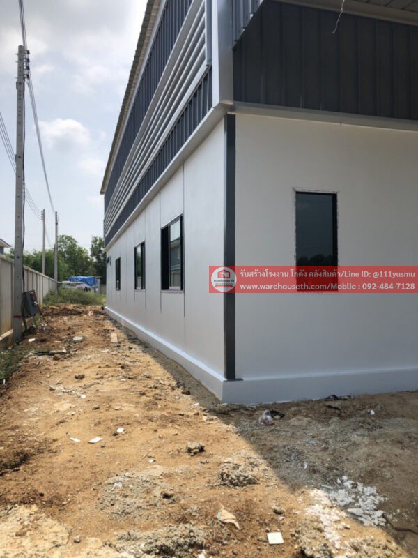 ผลงานโกดังสำเร็จรูป hw c ขนาด 13x20x6 เมตร