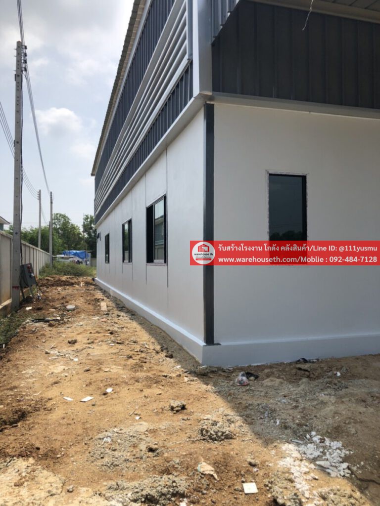 ผลงานโกดังสำเร็จรูป hw c ขนาด 13x20x6 เมตร