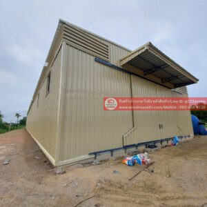 ผลงานโกดังสำเร็จรูป hw c ขนาด 15x60x6 เมตร