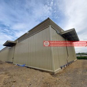 ผลงานโกดังสำเร็จรูป hw c ขนาด 15x60x6 เมตร