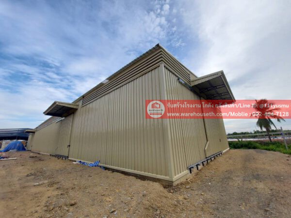 ผลงานโกดังสำเร็จรูป hw c ขนาด 15x60x6 เมตร