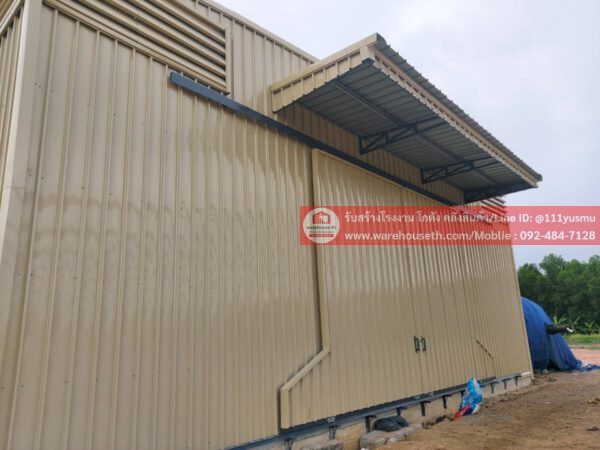 ผลงานโกดังสำเร็จรูป hw c ขนาด 15x60x6 เมตร