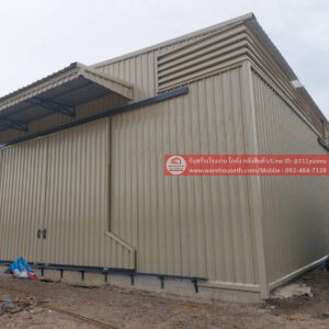 ผลงานโกดังสำเร็จรูป hw c ขนาด 15x60x6 เมตร