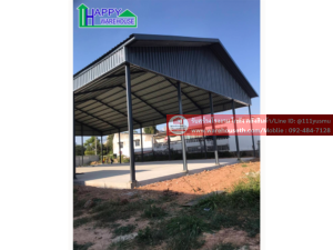 ผลงานโกดังสำเร็จรูป hw h ขนาด 16x30x6 เมตร
