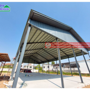 ผลงานโกดังสำเร็จรูป hw h ขนาด 16x30x6 เมตร
