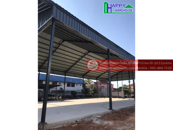 ผลงานโกดังสำเร็จรูป hw h ขนาด 16x30x6 เมตร