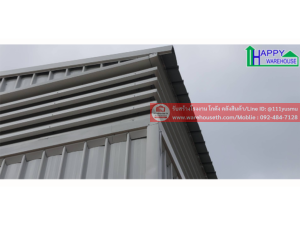 ผลงานโกดังสำเร็จรูป hw h 15x25x6.4 เมตร