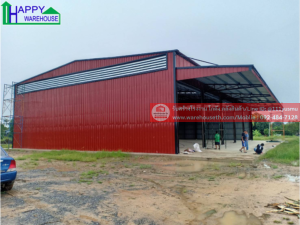 ผลงานโกดังสำเร็จรูป hw hc ขนาด 20x30x6.75 เมตร