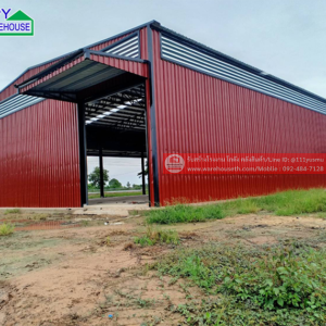 ผลงานโกดังสำเร็จรูป hw hc ขนาด 20x30x6.75 เมตร