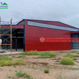 ผลงานโกดังสำเร็จรูป hw hc ขนาด 20x30x6.75 เมตร