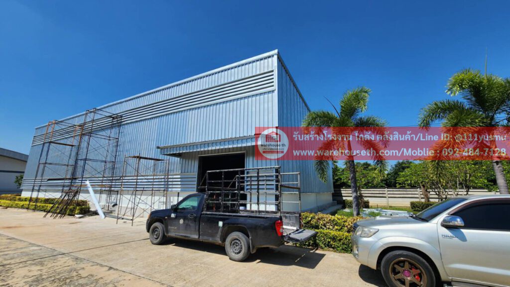 ผลงานโกดังสำเร็จรูป hw hc 16x30x7.1 m.