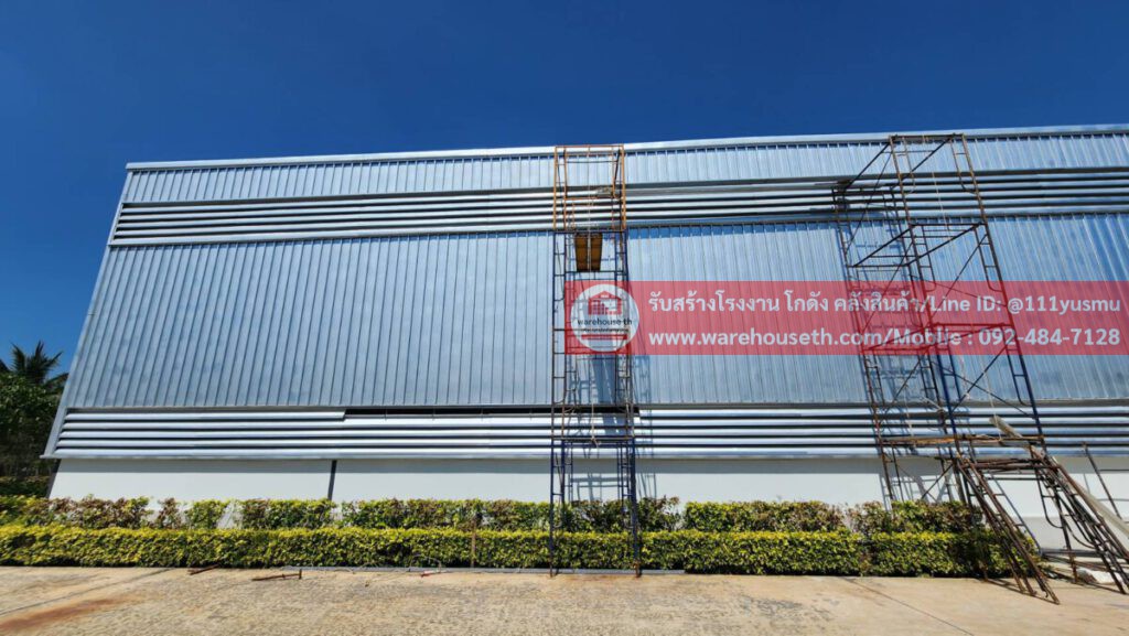 ผลงานโกดังสำเร็จรูป hw hc 16x30x7.1 m.