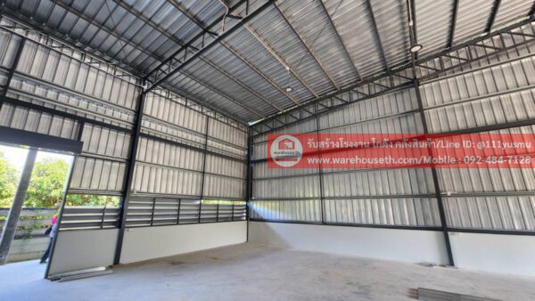 ผลงานโกดังสำเร็จรูป hw hc 16x30x7.1 m.