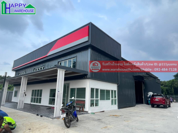 ผลงานโกดังสำเร็จรูป hw hc 18x30x6เมตร
