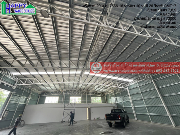 ผลงานโกดังสำเร็จรูป hw hc 18x30x6เมตร