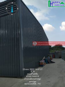 ผลงานโกดังสำเร็จรูป hw hc 18x30x6เมตร