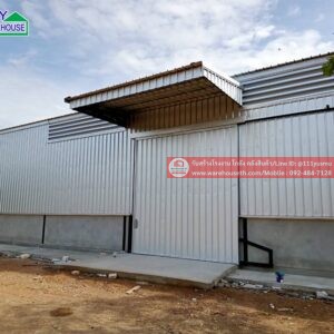 ผลงานโกดังสำเร็จรูป hw h ขนาด 20x25x6 เมตร