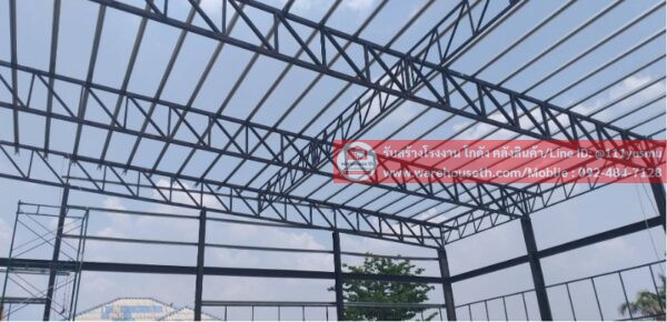 ผลงานโกดังสำเร็จรูป hw hcขนาด 26.5x20x9.5 เมตร