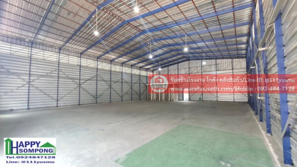hr07e โกดังสำเร็จรูปให้เช่า สมุทรปราการ บางพลีคลองขุด