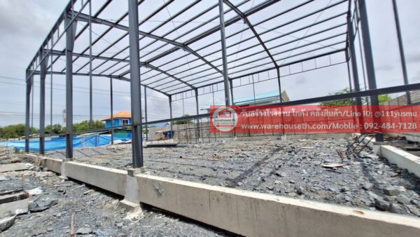 ผลงานโกดังสำเร็จรูป hw h 14x20x6.5เมตร