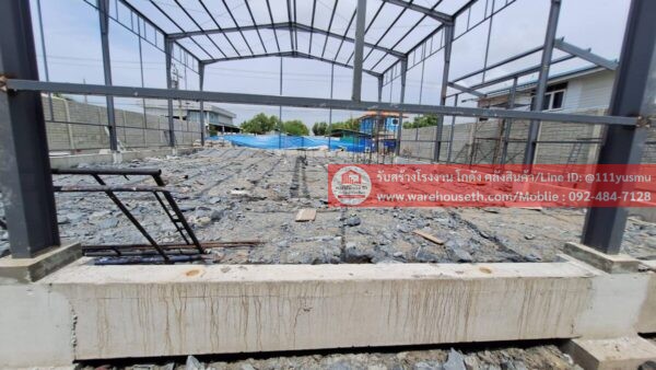 ผลงานโกดังสำเร็จรูป hw h 14x20x6.5เมตร