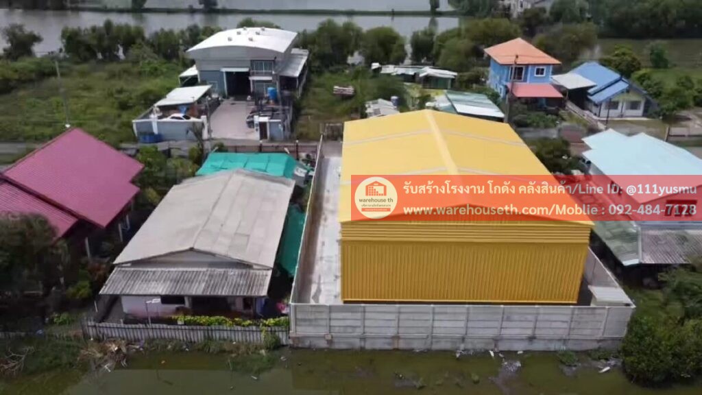 ผลงานโกดังสำเร็จรูป hw h 14x20x6.5เมตร